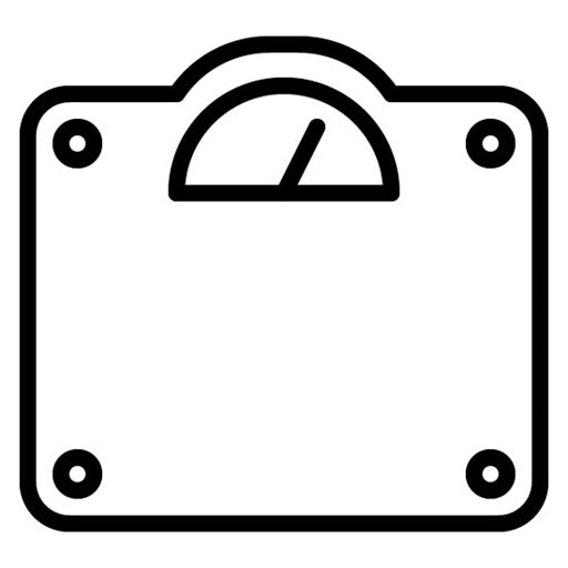 Weight Scale Icon | Physical Wellbeing