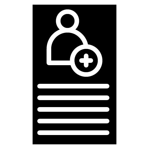 Account Creation Glyph Icon