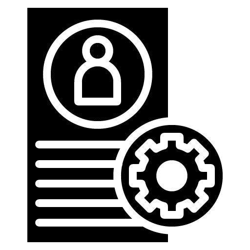 Account Settings Glyph Icon