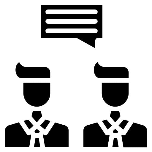 Communication Glyph Icon | Business Onboarding