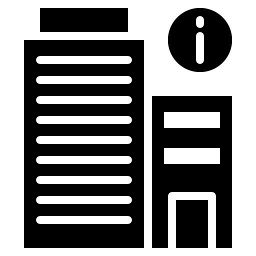 Company Information Glyph Icon