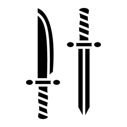 Dagger Glyph Icon | History