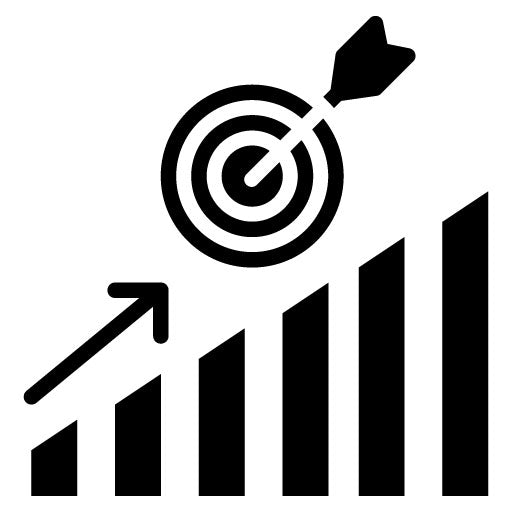 Goals Glyph Icon