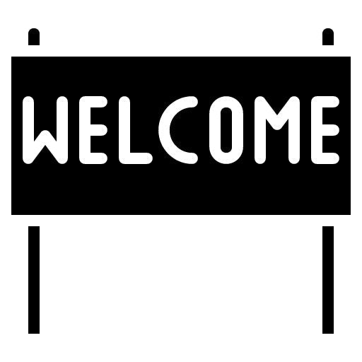 Welcome Glyph Icon