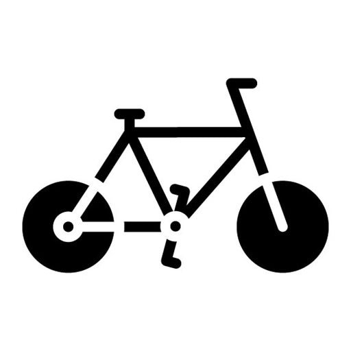 Bicycle Glyph Icon | World Environment Day