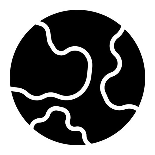 Globe Glyph Icon | World Environment Day