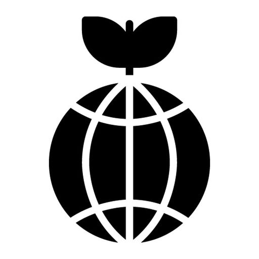 Green Globe Glyph Icon