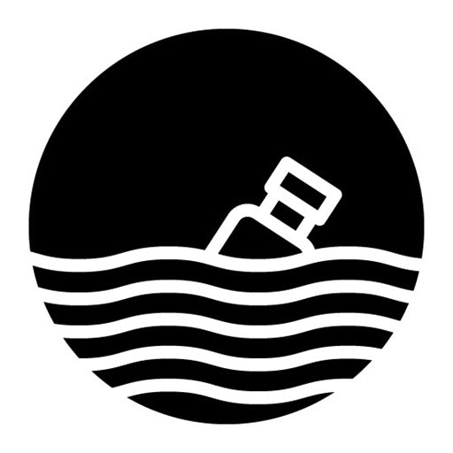 Ocean Conservation Glyph Icon | World Environment Day