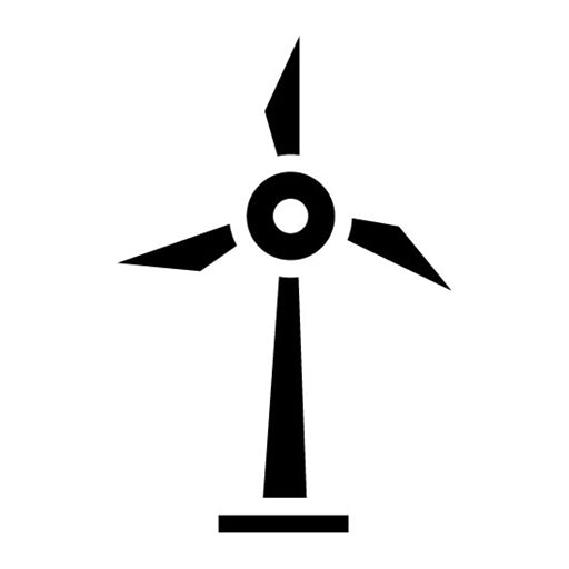 Wind Turbine Glyph Icon | World Environment Day