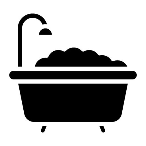 Bath Glyph Icon