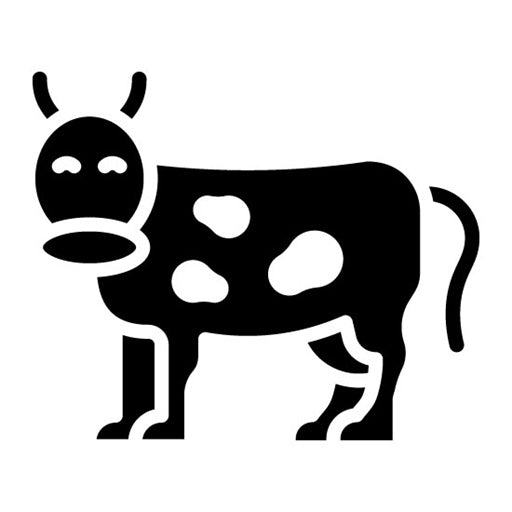 Cow Glyph Icon | Eid al Adha