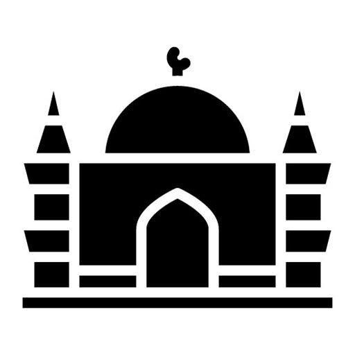 Mosque Glyph Icon | Eid al Adha