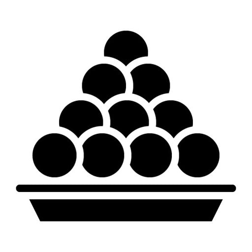 Traditional Sweets Glyph Icon
