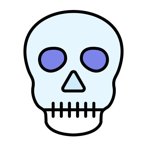 History Skull Filled Icon