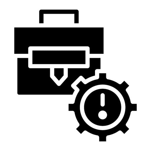 Risk Management Glyph Icon | Business Disruption