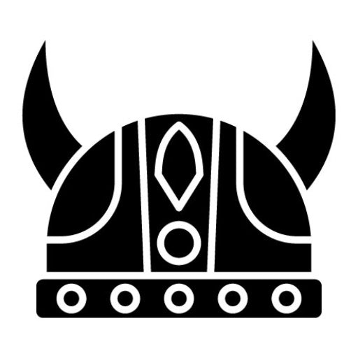 Viking Glyph Icon