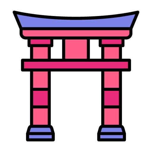 Torii Gate Filled Icon