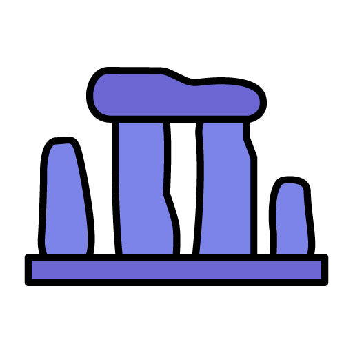 Stonehenge Filled Icon