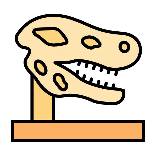 Dinosaur Fossil Filled Icon