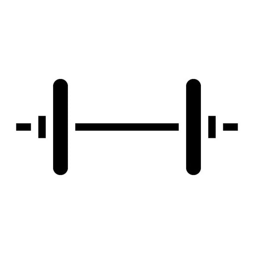 Barbell Glyph Icon