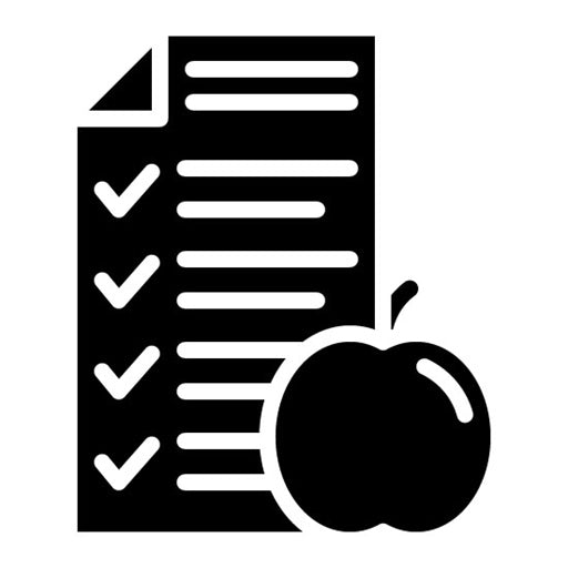 Nutritional Plan Glyph Icon