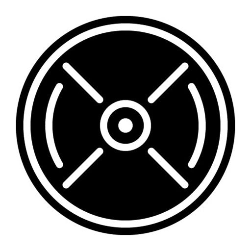 Weight Plate Glyph Icon
