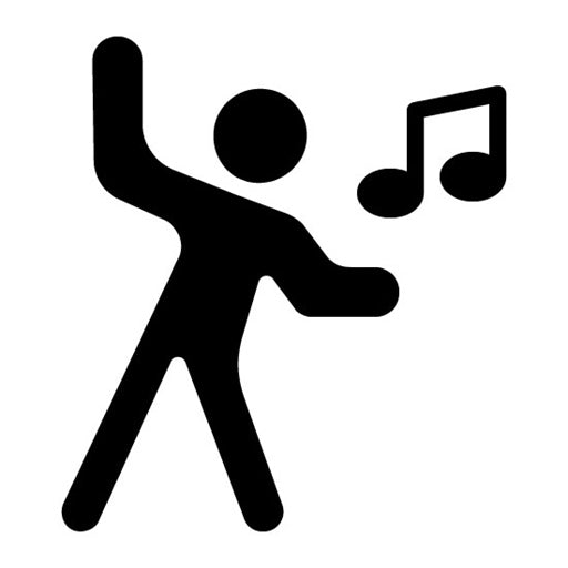 Zumba Glyph Icon