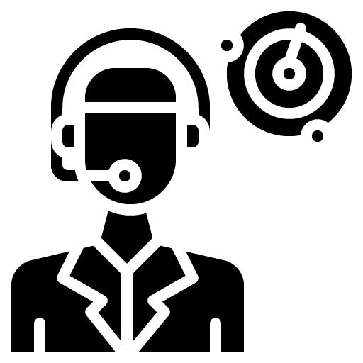 Air Traffic Control Glyph Icon