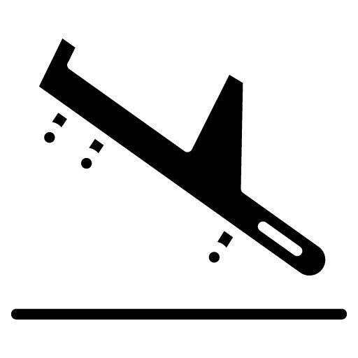 Arrival Glyph Icon