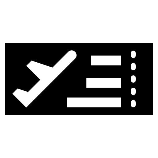 Boarding Glyph Icon