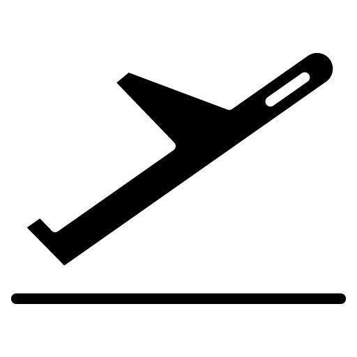 Departure Glyph Icon
