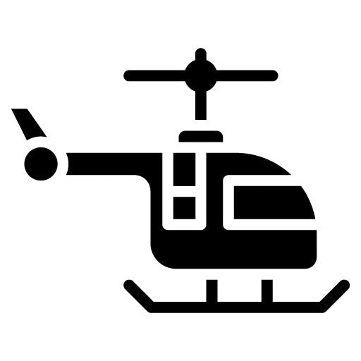 Helicopter Glyph Icon