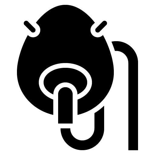Oxygen Mask Glyph Icon