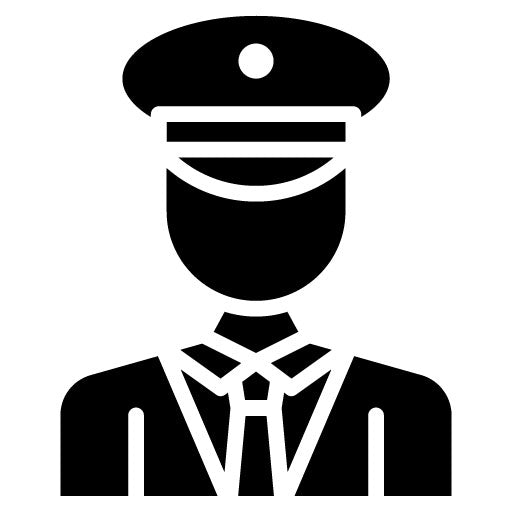 Pilot Glyph Icon