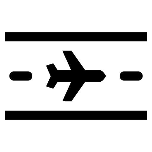 Runway Glyph Icon