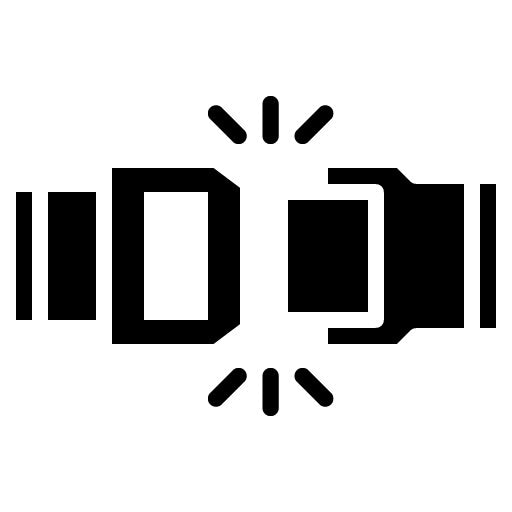 Seatbelt Glyph Icon