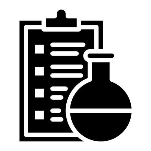 Lab Notebook Glyph Icon