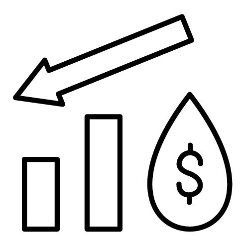 Oil Price Decrease Icon