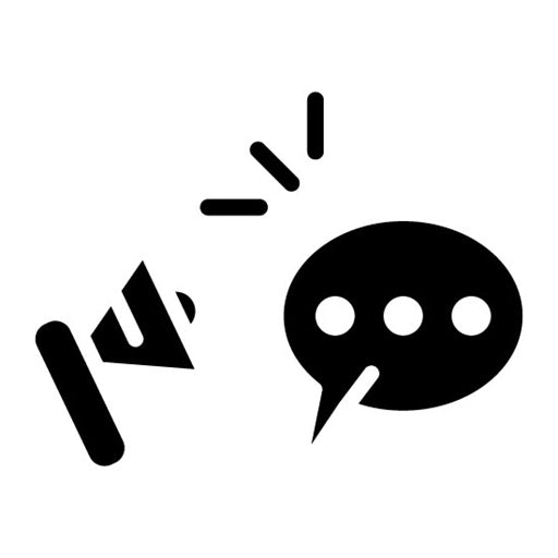 Advocacy Glyph Icon | Social Justice