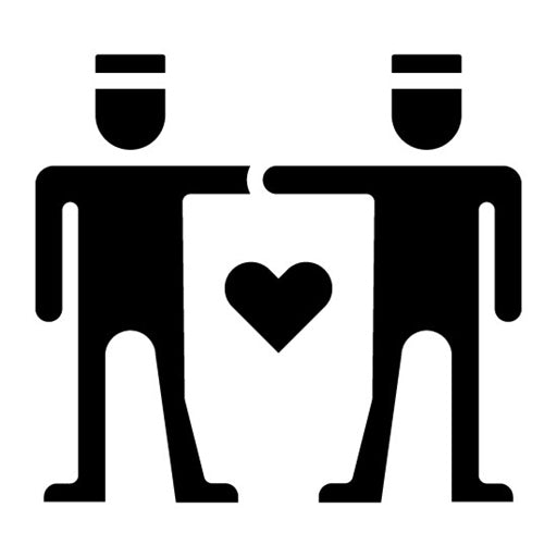 Allyship Glyph Icon