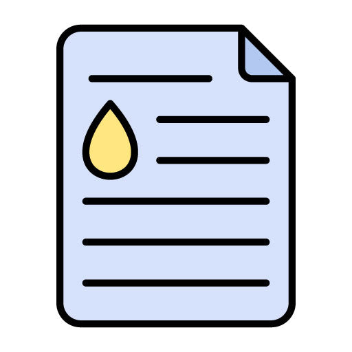 Oil Document Filled Icon