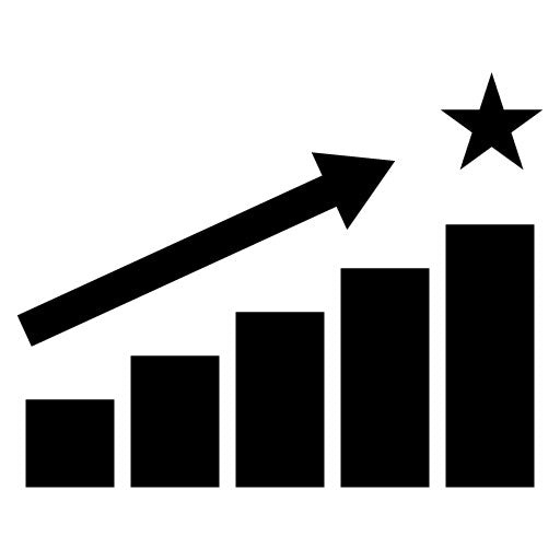Career Path Glyph Icon | Hiring Process