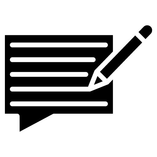 Feedback Glyph Icon | Hiring Process