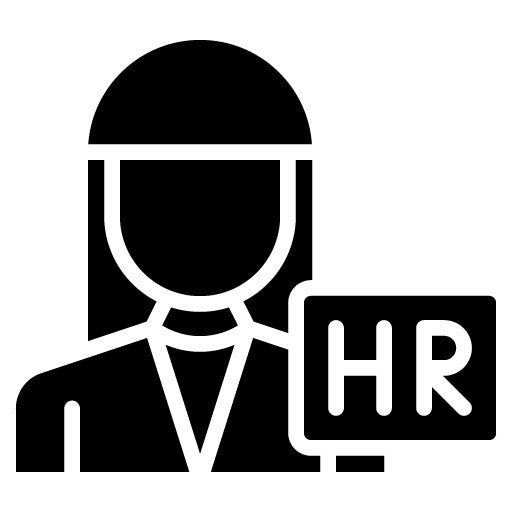 HR Manager Glyph Icon