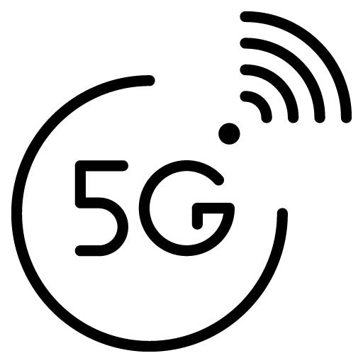 5G Technology Glyph Icon