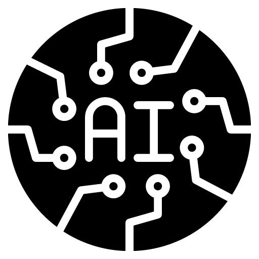 AI Revolution Glyph Icon