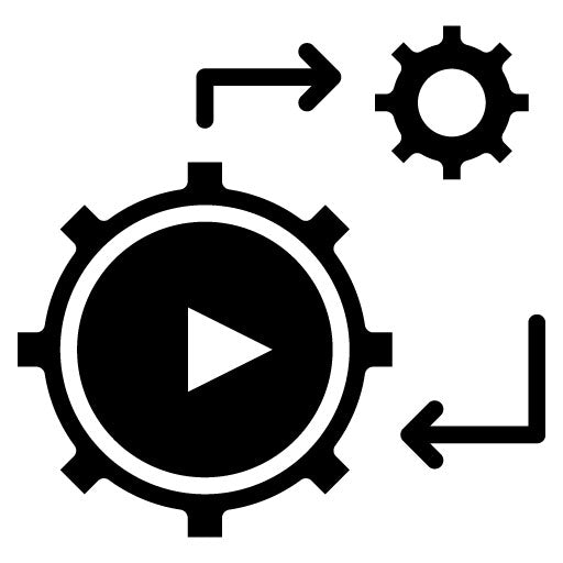 Automation Glyph Icon | Digital Disruption