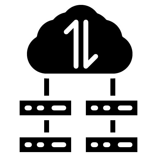 Big Data Glyph Icon | Digital Disruption