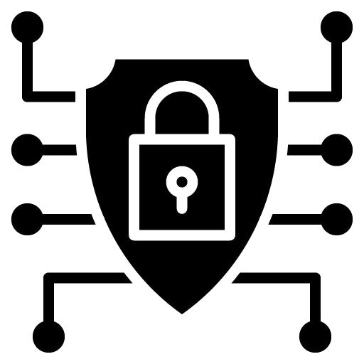 Cybersecurity Glyph Icon | Digital Disruption