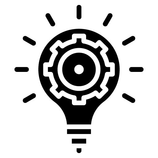 Innovation Glyph Icon | Digital Disruption